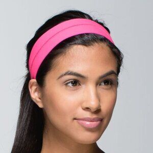 Lululemon Fly Away Tamer Headband - Pow Pink